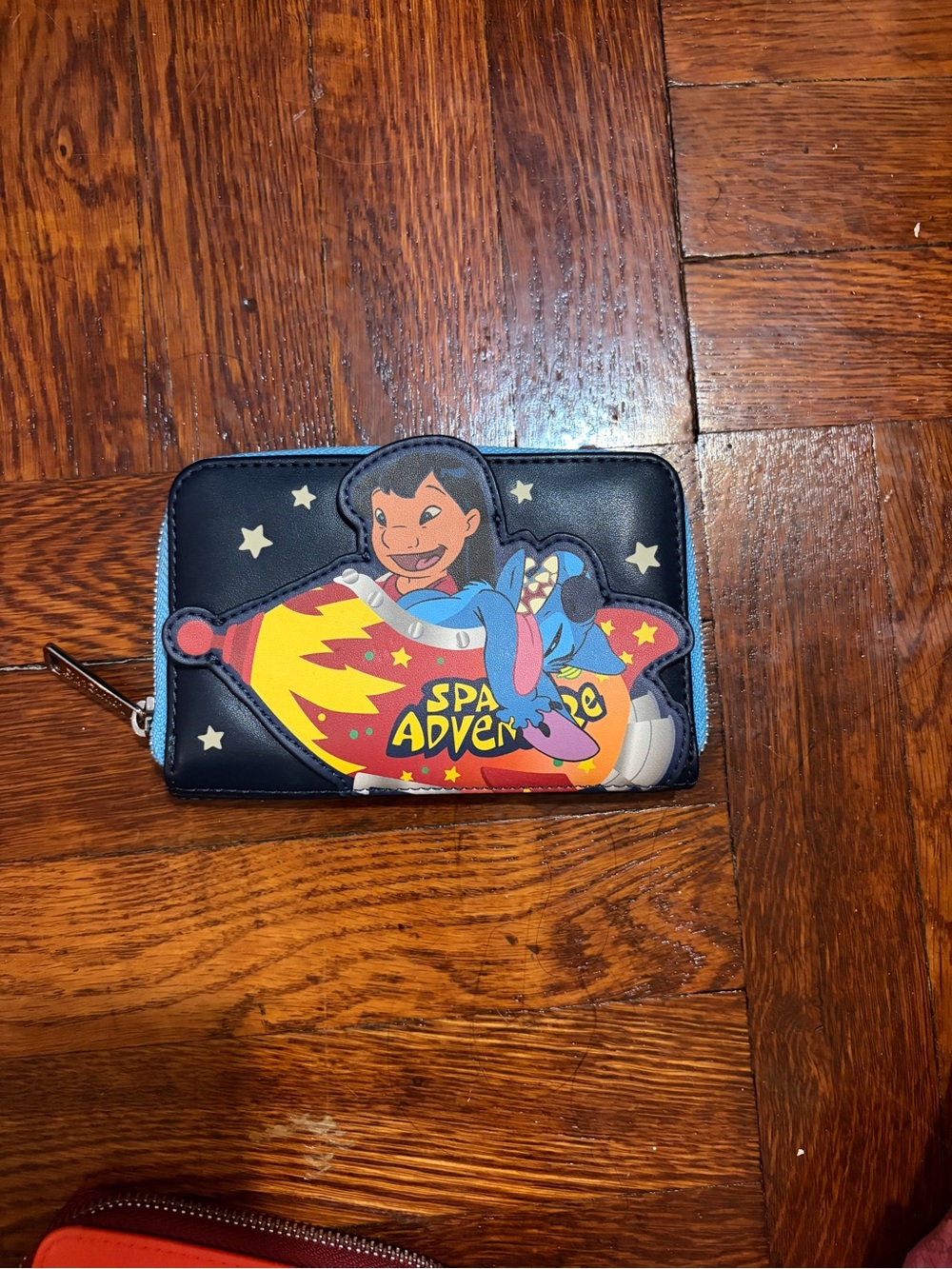 Loungefly Navy Blue Lilo & Stitch Space Adventure Zip Wallet